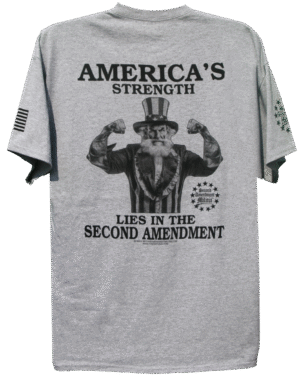 America's Strength Lies In The Second Amendment, T-Shirt - Image 3