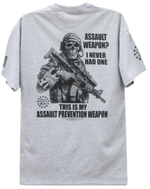 Assault Prevention Weapon T-Shirt - Image 3