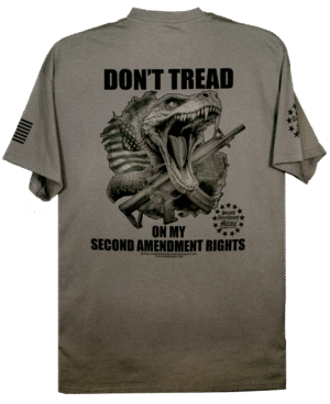 Don't Tread On My Second Amendment Rights Rattlesnake T-Shirt - Image 4