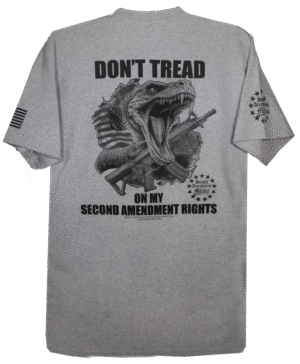 Don't Tread On My Second Amendment Rights Rattlesnake T-Shirt - Image 3