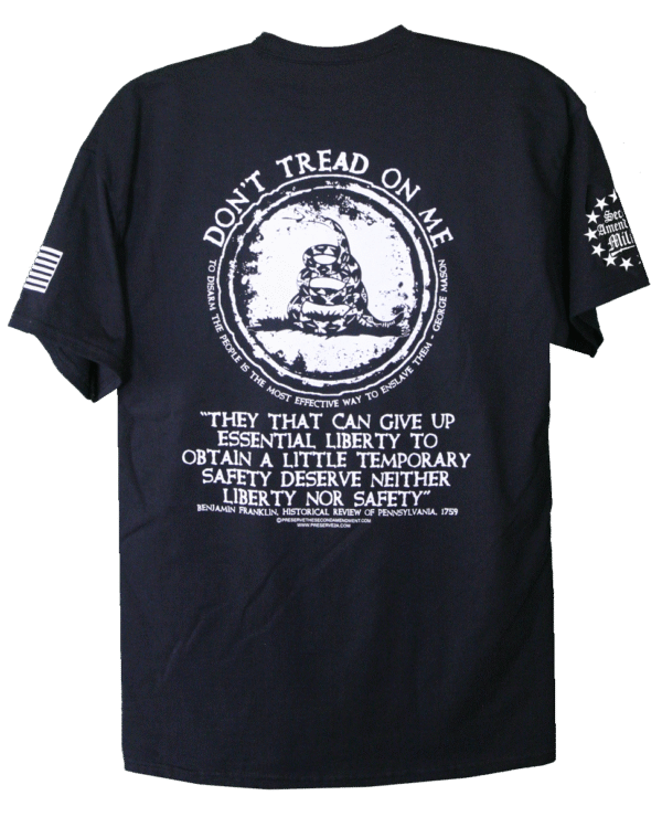 Don't Tread Distressed black png