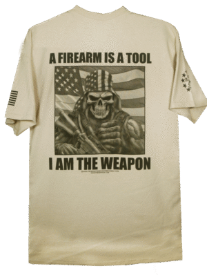 A Firearm Is A Tool, I Am The Weapon, T-Shirt - Image 5