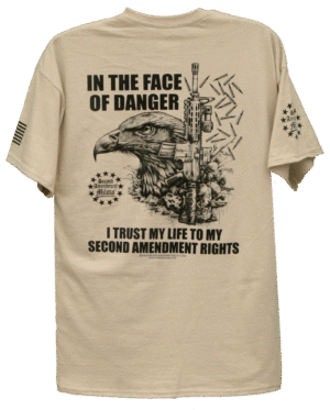 In The Face of Danger I Trust My Life to My Second Amendment Rights T-Shirt - Image 5