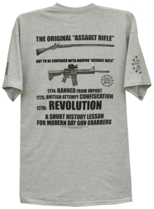 Original Assault Rifle T-Shirt - Image 3