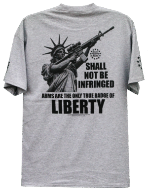 Arms Are The Only True Badge Of Liberty T-Shirt - Image 3