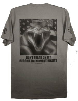Don't Tread My Second Amendment Rights Snake T-Shirt - Image 4