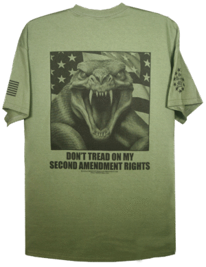 Don't Tread My Second Amendment Rights Snake T-Shirt - Image 3